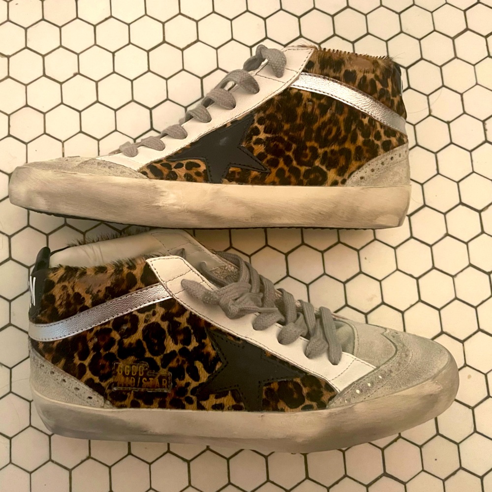 Mid Star Horsy Upper Suede Toe and Spur Sneakers